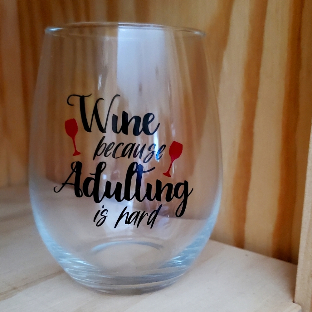 Stemless Wine Glass